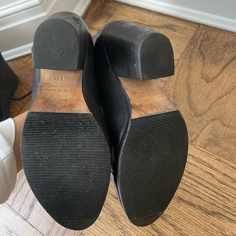 Rag And Bone Black Leather Harrow Boot Size 6.5 - image 6